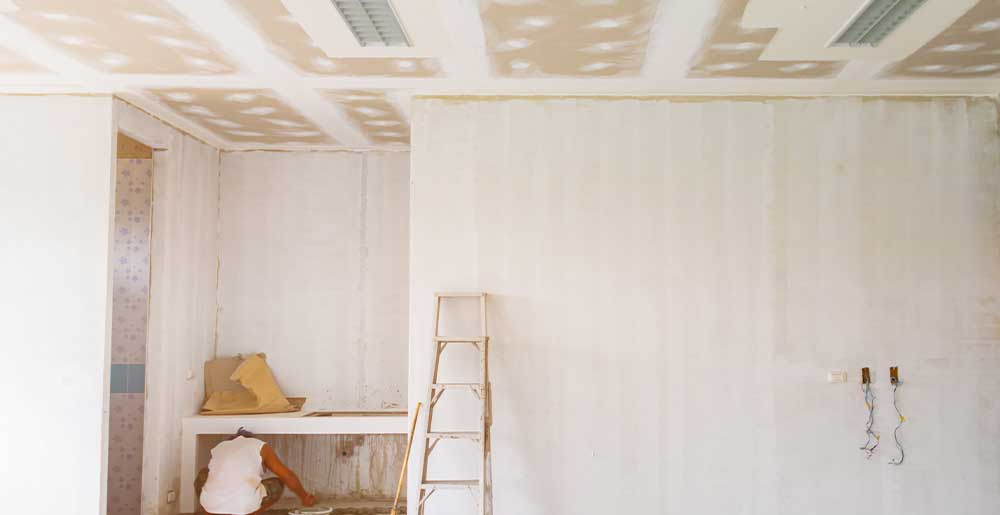 rénovation intérieure par des travaux de peinture